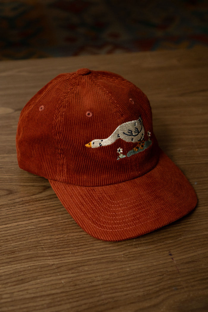 Reaching Corduroy Dad Hat | Rust