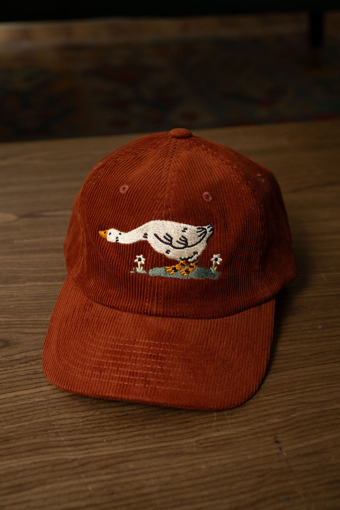 Reaching Corduroy Dad Hat | Rust