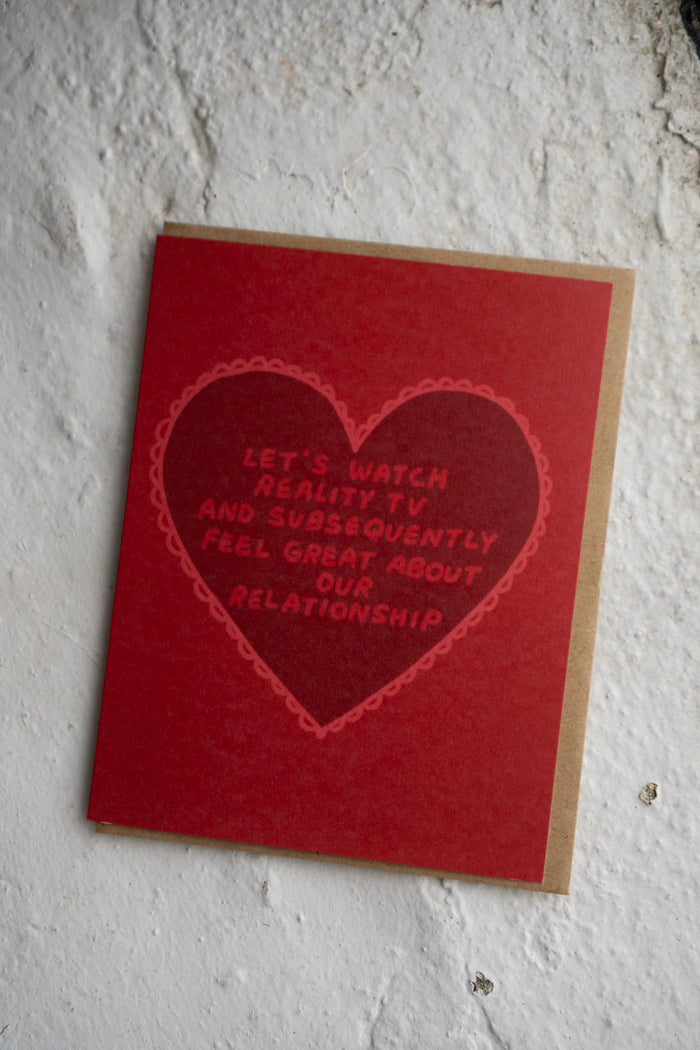 Reality TV Card