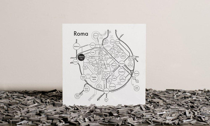Rome Letterpress Print