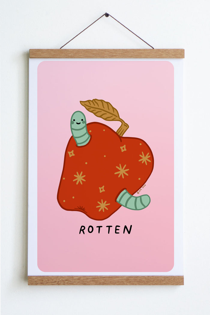 Rotten Apple Print