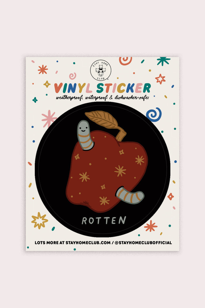 Rotten Apple Vinyl Sticker