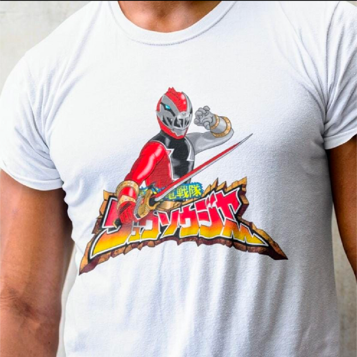 Super Sentai Inspired Ryusoulger T shirt featuring Red ranger ryu