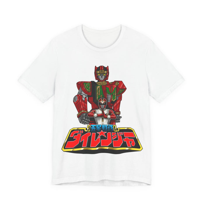 Ryu Warrior Tee Super Sentai T Shirt Custom Graphic Art Cosplay Shirts Rangers Retro Vintage 90s