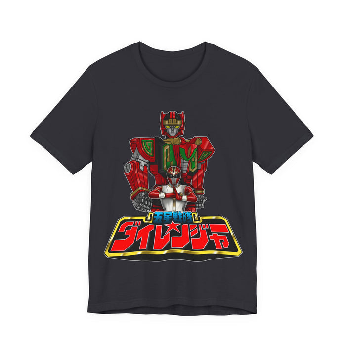 Ryu Warrior Tee Super Sentai T Shirt Custom Graphic Art Cosplay Shirts Rangers Retro Vintage 90s