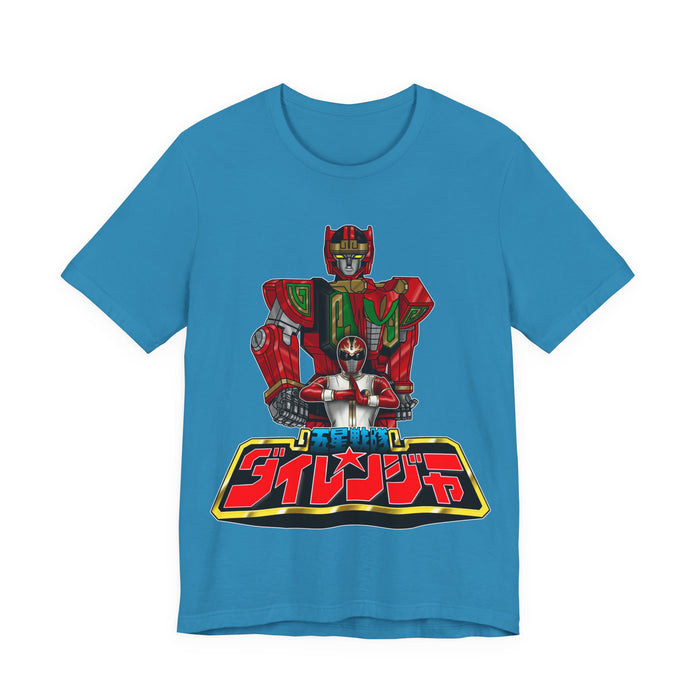 Ryu Warrior Tee Super Sentai T Shirt Custom Graphic Art Cosplay Shirts Rangers Retro Vintage 90s