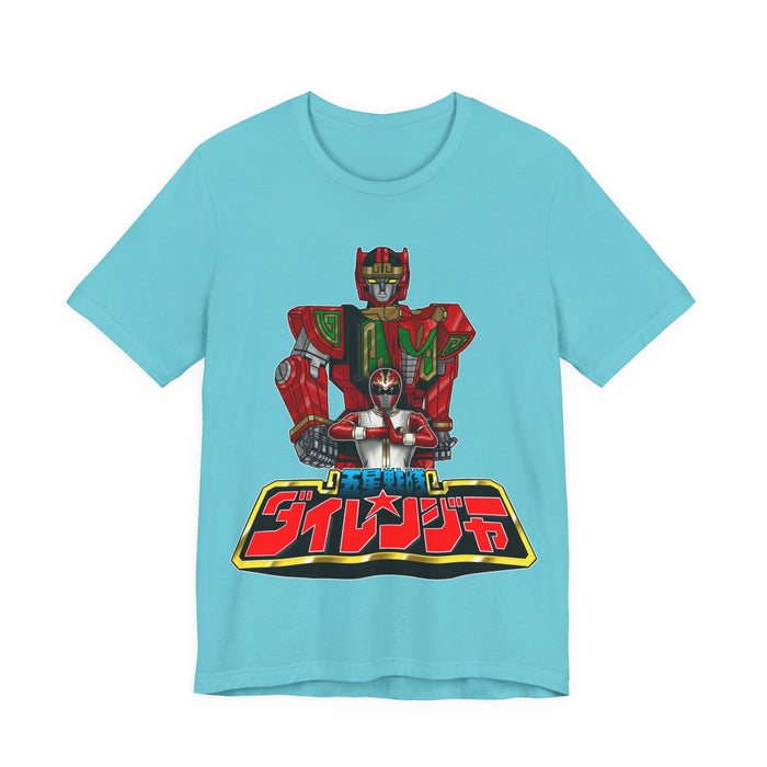 Ryu Warrior Tee Super Sentai T Shirt Custom Graphic Art Cosplay Shirts Rangers Retro Vintage 90s
