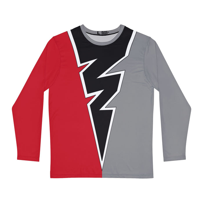 Ryusoulger Red Long Sleeve Shirt (Full Print) Custom Graphic Art Cosplay Shirts Dino Fury Rangers Retro Vintage 90s