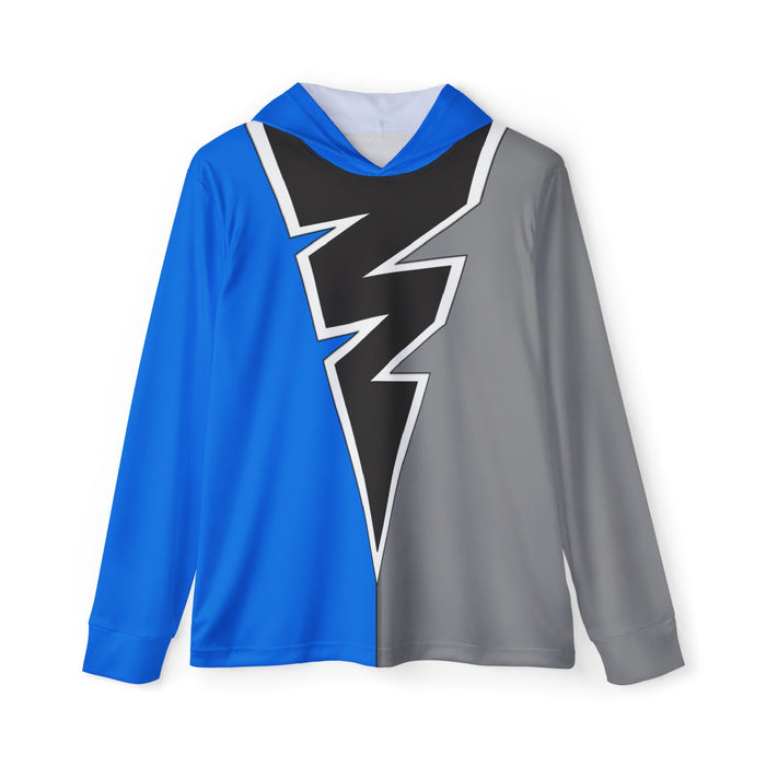 Ryusoulger Ryusoul Blue Hoodie (FULL PRINT) Lightweight, Breathable, workout, pull over, fitness Hoodie Super Sentai Custom