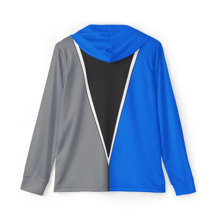 Ryusoulger Ryusoul Blue Hoodie (FULL PRINT) Lightweight, Breathable, workout, pull over, fitness Hoodie Super Sentai Custom