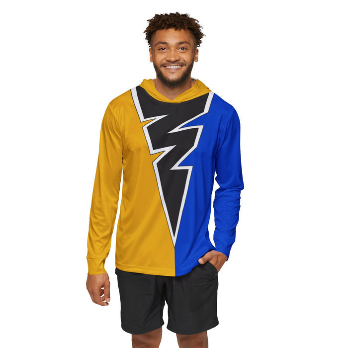 Ryusoulger Ryusoul Gold Hoodie (Full Print) Lightweight, Breathable, workout, pull over, fitness Hoodie (Full Print) Super Sentai Custom