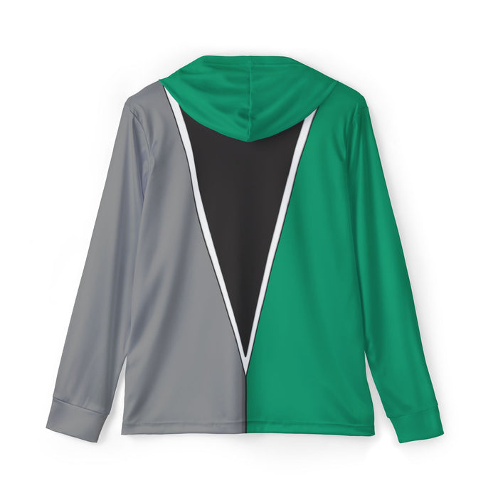 Ryusoulger Ryusoul Green Hoodie (Full Print) Super Sentai Custom Lightweight, Breathable, Workout, Pull over, Fitness, Retro 90s