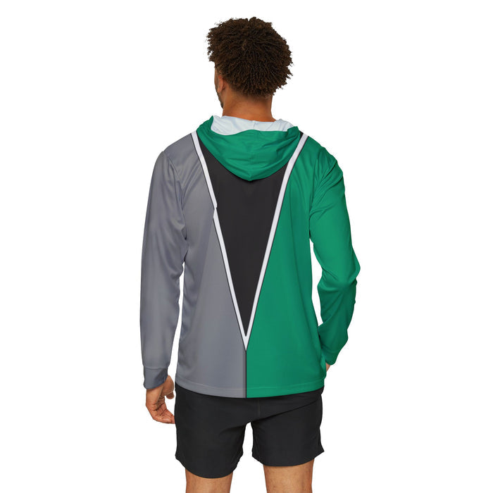Ryusoulger Ryusoul Green Hoodie (Full Print) Super Sentai Custom Lightweight, Breathable, Workout, Pull over, Fitness, Retro 90s
