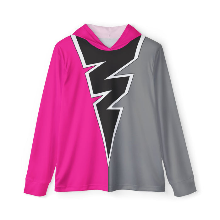 Ryusoulger Ryusoul Pink Hoodie (FULL PRINT) Lightweight, Breathable, workout, pull over, fitness Hoodie Super Sentai Custom