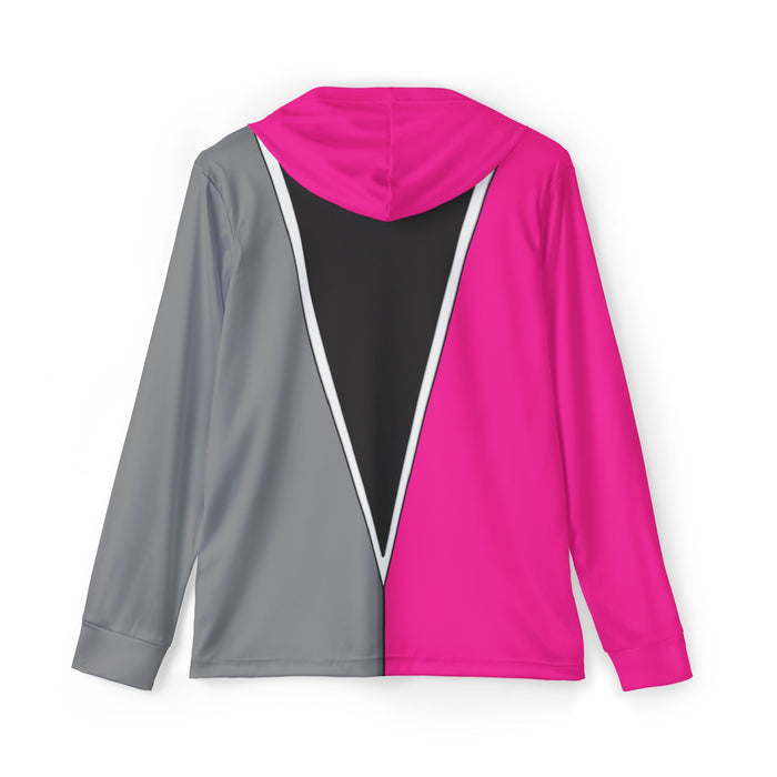 Ryusoulger Ryusoul Pink Hoodie (FULL PRINT) Lightweight, Breathable, workout, pull over, fitness Hoodie Super Sentai Custom