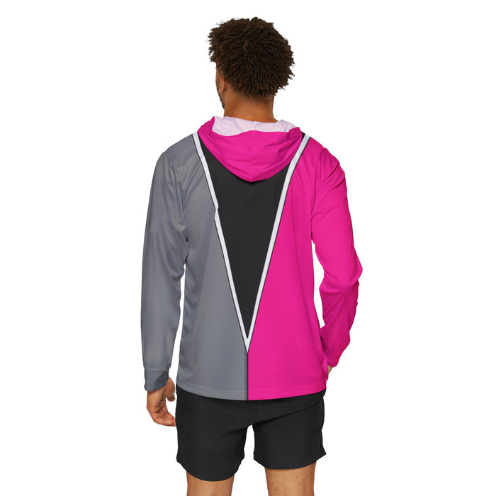 Ryusoulger Ryusoul Pink Hoodie (FULL PRINT) Lightweight, Breathable, workout, pull over, fitness Hoodie Super Sentai Custom