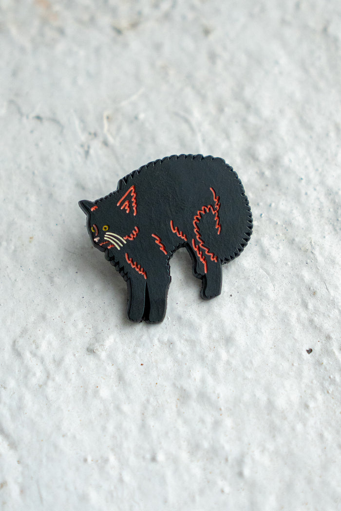 Scaredy Cat Pin