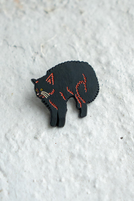 Scaredy Cat Pin