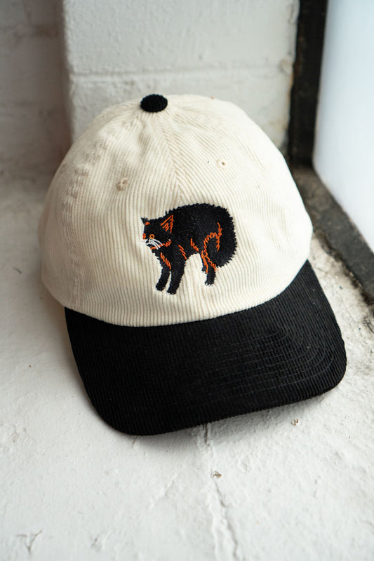 Scaredy Cat Two-Tone Corduroy Dad Hat