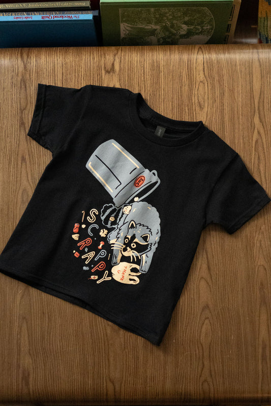 Scrappy Raccoon Kids T-Shirt