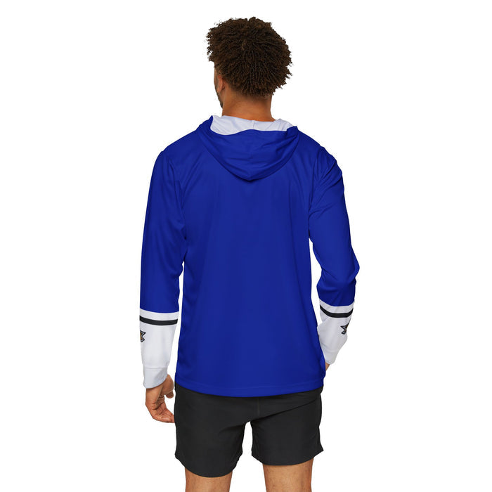 Shinkenger Blue Hoodie (Full Print) Lightweight, Breathable, workout, pull over, fitness Hoodie Super Sentai Custom