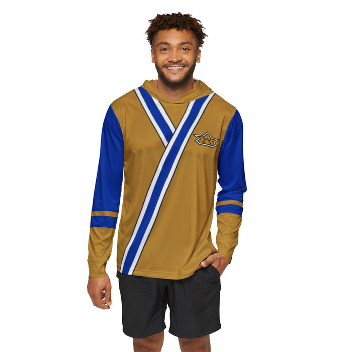 Shinkenger Gold Hoodie (Full Print) Lightweight, Breathable, workout, pull over, fitness Hoodie Super Sentai Custom