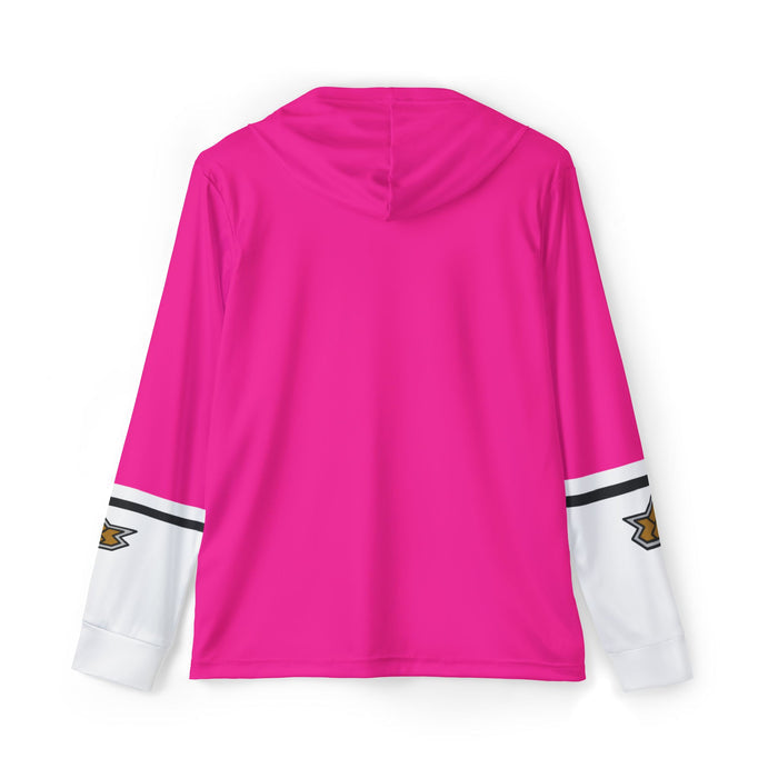 Shinkenger Pink Hoodie (Full Print) Lightweight, Breathable, workout, pull over, fitness Hoodie Super Sentai Custom