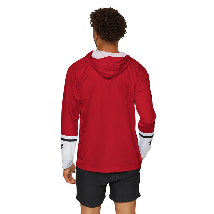 Shinkenger Red Hoodie (Full Print) Lightweight, Breathable, workout, pull over, fitness Hoodie Super Sentai Custom