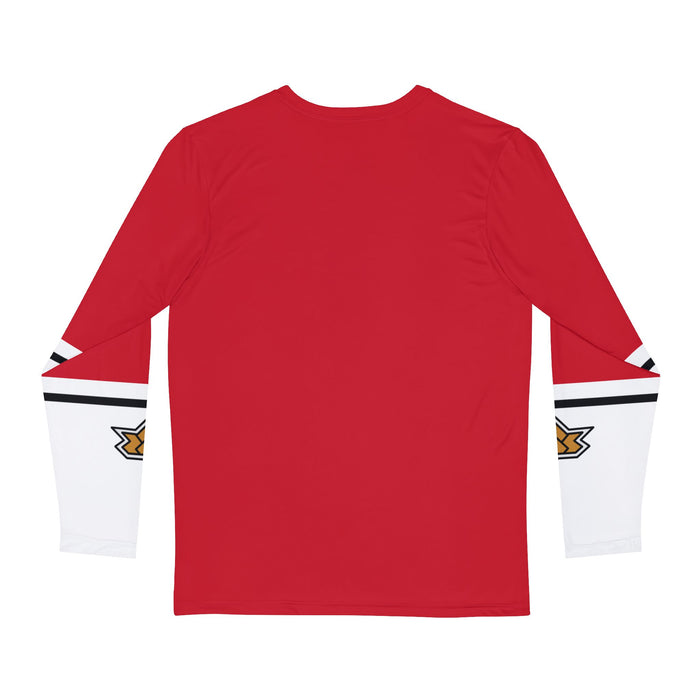 Shinkenger Red Long Sleeve Shirt (Full Print) Custom Graphic Art Cosplay Shirts Samurai Rangers Retro Vintage 90s