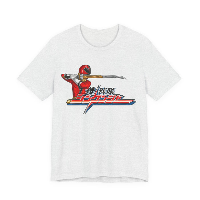 Shinkenger Red Tee Super Sentai T Shirt Custom Graphic Art Cosplay Shirts Rangers Retro Vintage 90s