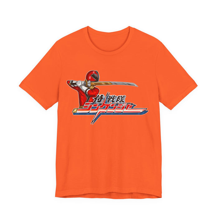 Shinkenger Red Tee Super Sentai T Shirt Custom Graphic Art Cosplay Shirts Rangers Retro Vintage 90s