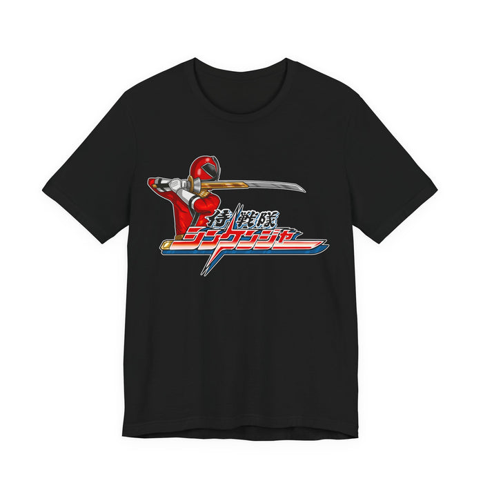 Shinkenger Red Tee Super Sentai T Shirt Custom Graphic Art Cosplay Shirts Rangers Retro Vintage 90s