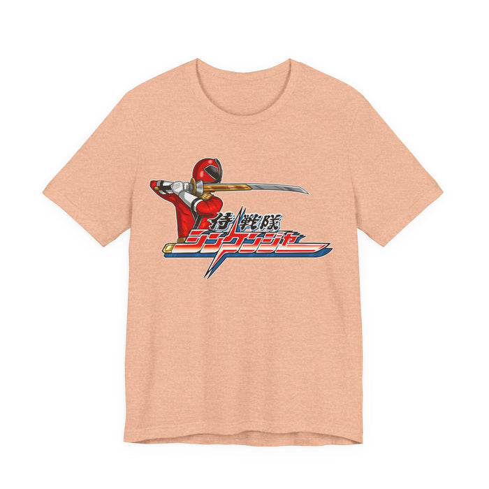 Shinkenger Red Tee Super Sentai T Shirt Custom Graphic Art Cosplay Shirts Rangers Retro Vintage 90s