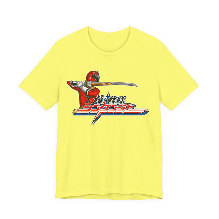 Shinkenger Red Tee Super Sentai T Shirt Custom Graphic Art Cosplay Shirts Rangers Retro Vintage 90s