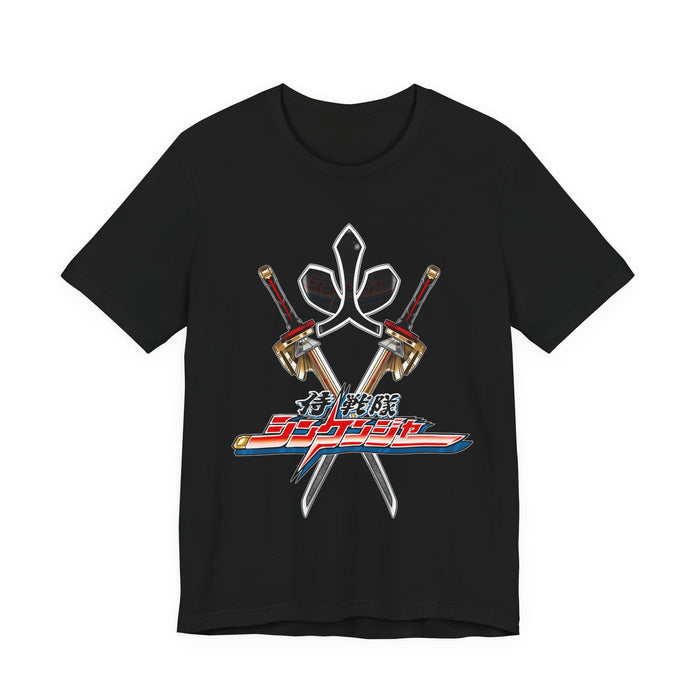 Shinkenger Sword Tee Super Sentai T Shirt Custom Graphic Art Cosplay Shirts Rangers Retro Vintage 90s