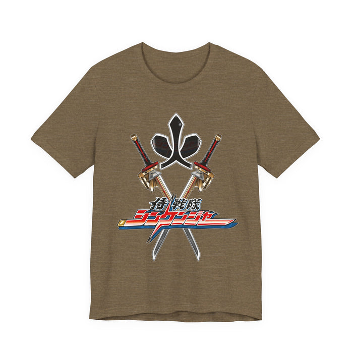 Shinkenger Sword Tee Super Sentai T Shirt Custom Graphic Art Cosplay Shirts Rangers Retro Vintage 90s