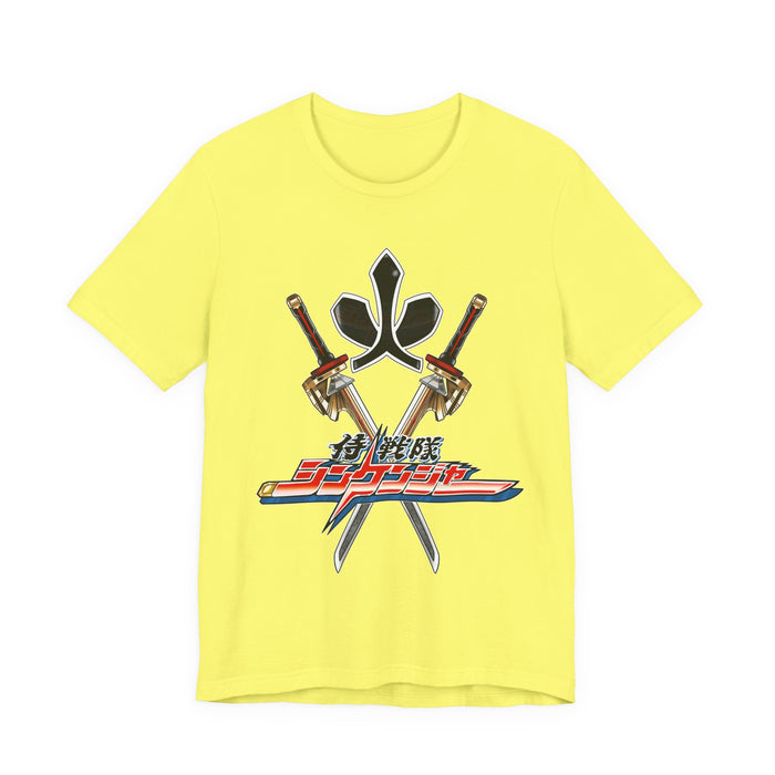 Shinkenger Sword Tee Super Sentai T Shirt Custom Graphic Art Cosplay Shirts Rangers Retro Vintage 90s