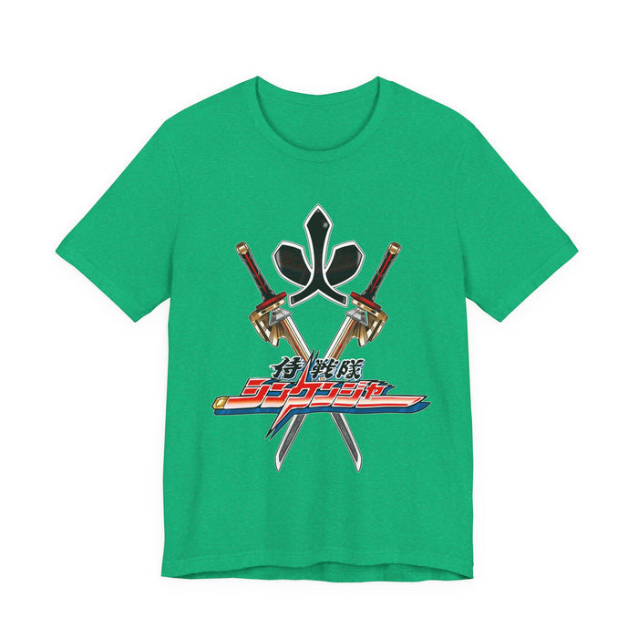 Shinkenger Sword Tee Super Sentai T Shirt Custom Graphic Art Cosplay Shirts Rangers Retro Vintage 90s