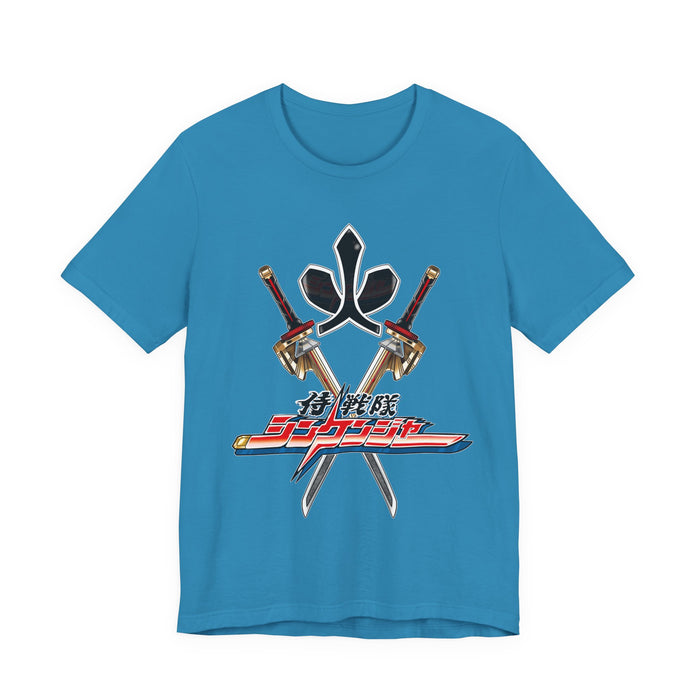 Shinkenger Sword Tee Super Sentai T Shirt Custom Graphic Art Cosplay Shirts Rangers Retro Vintage 90s