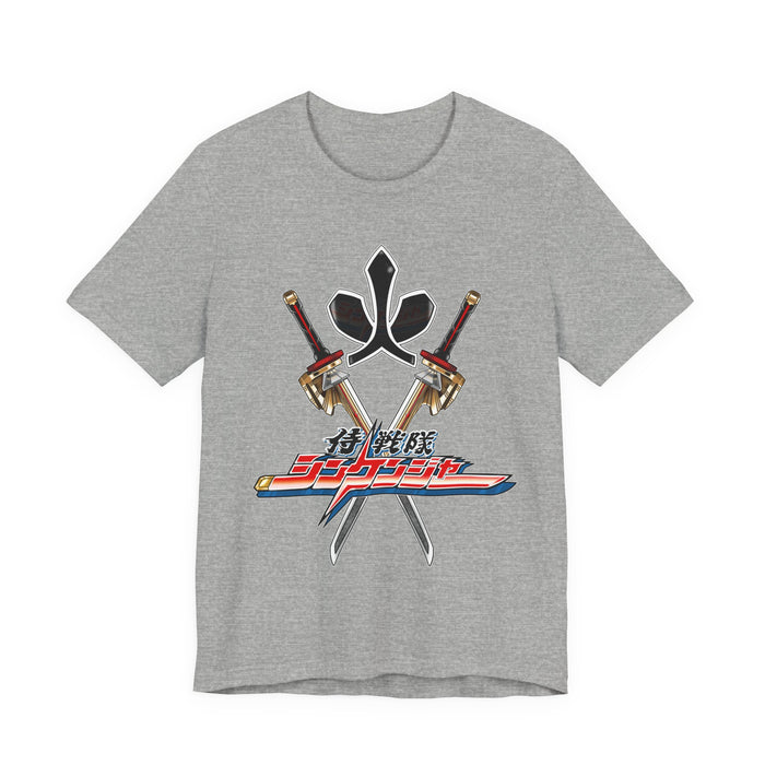Shinkenger Sword Tee Super Sentai T Shirt Custom Graphic Art Cosplay Shirts Rangers Retro Vintage 90s