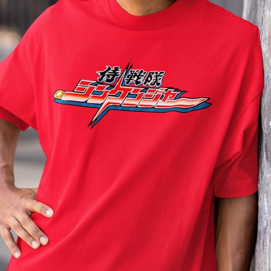 Shinkenger Tee Super Sentai T Shirt Custom Graphic Art Cosplay Shirts Rangers Retro Vintage 90s