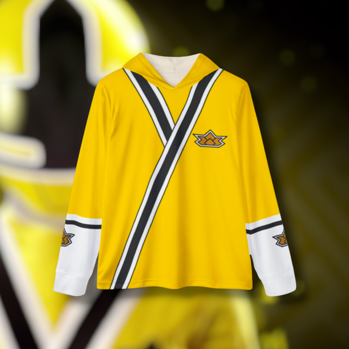 Super Sentai Inspired Shinkenger / power rangers Samurai Yeellow ranger costume hoodie