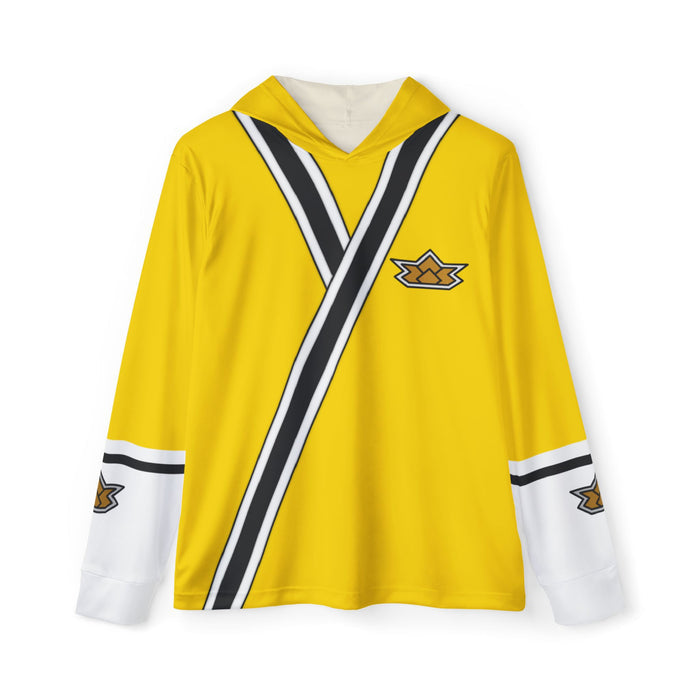 Shinkenger Yellow Hoodie (Full Print) Lightweight, Breathable, workout, pull over, fitness, Super Sentai Custom