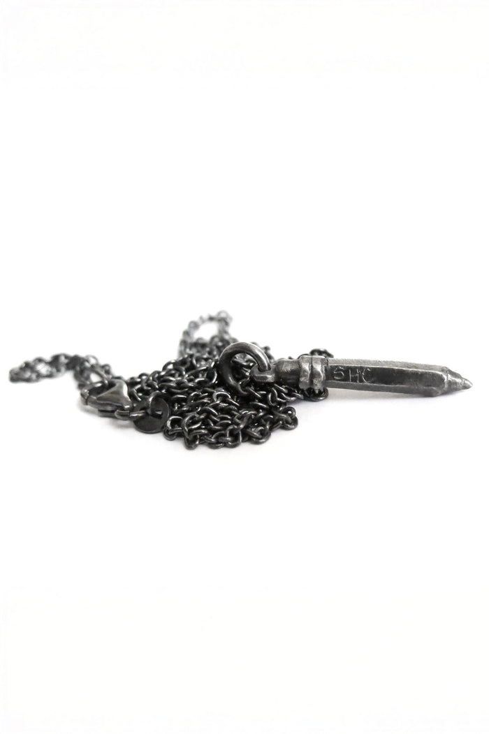 Silver Pencil Necklace