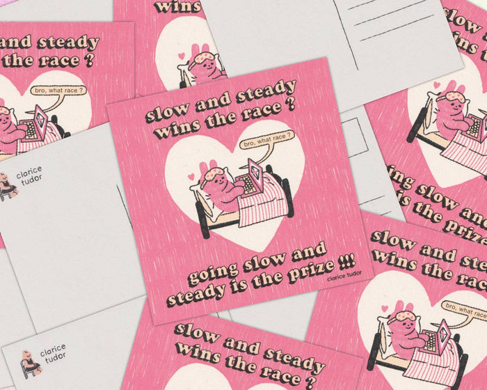 Slow and Steady - Postcard Print