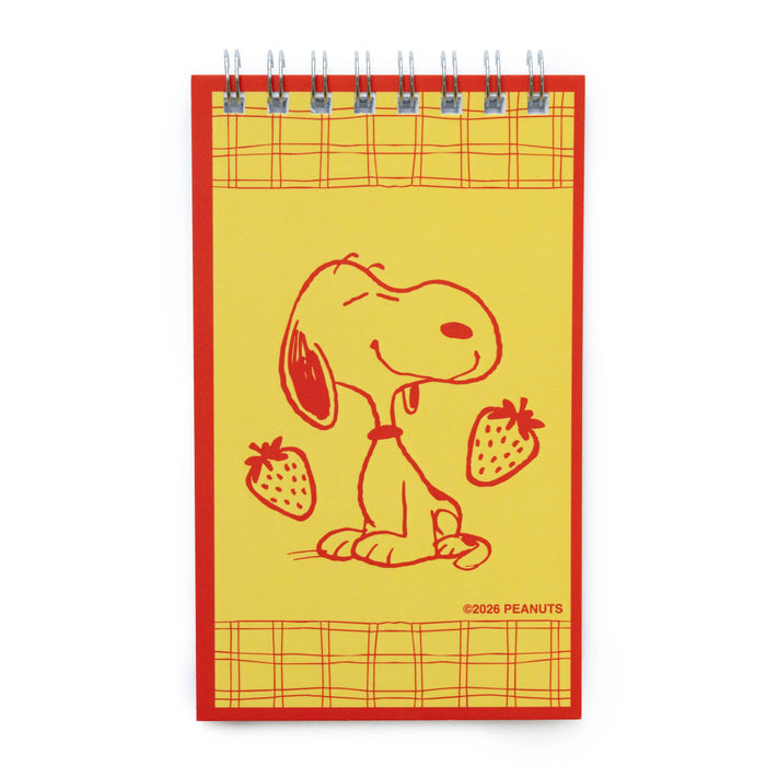 Snoopy Strawberry Mini Notebook