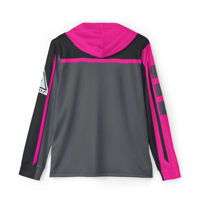 SPD Pink Hoodie (Full Print) Lightweight, Breathable, workout, pull over, fitness Hoodie Super Sentai Custom