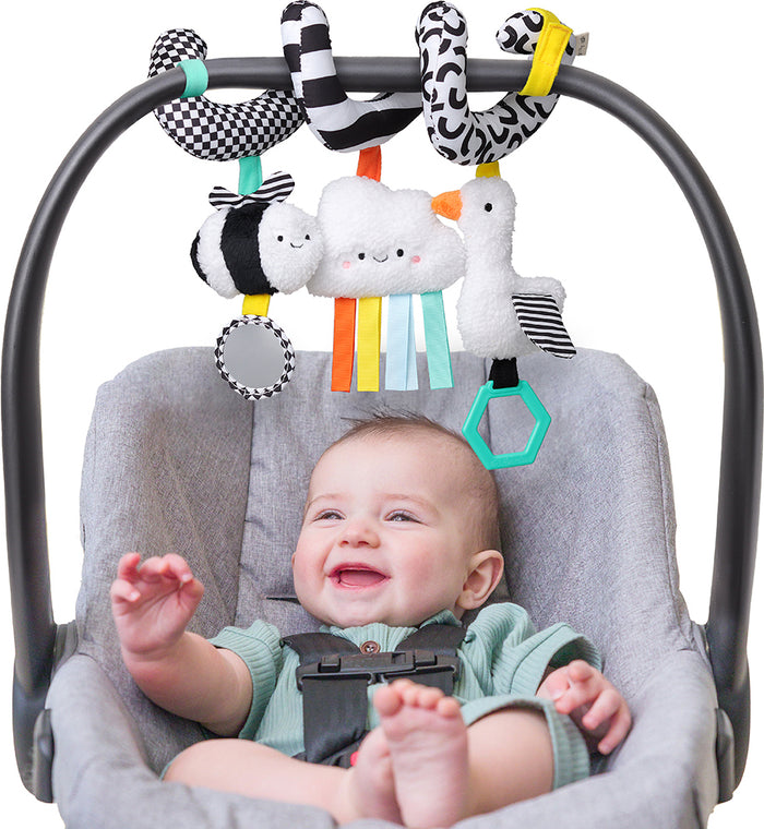 Itzy Bitzy Spiral™ - Car Seat Activity Toy (Brights)