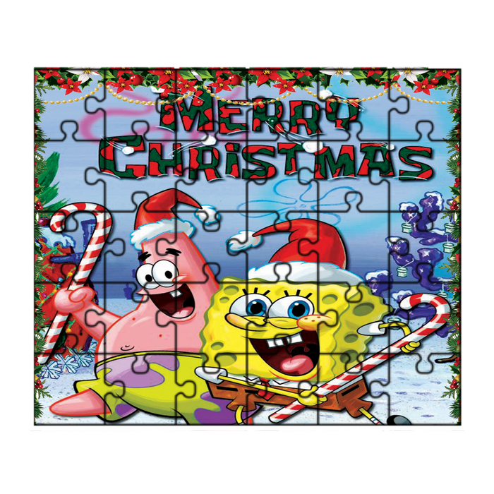 SPONGE BOB CHRISTMAS  PUZZLE