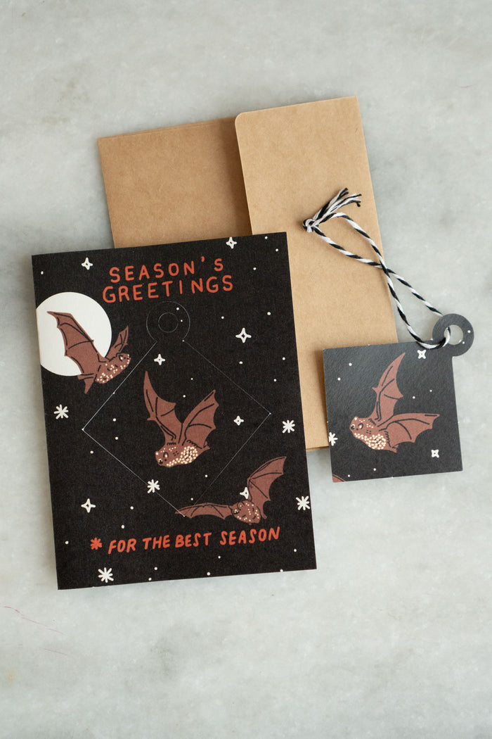 Spooky Season's Greetings - Punch-Out Ornament Card